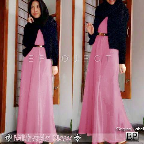 Baju Muslim Balzer Dress Pink