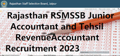 RSMSSB Junior Accountant Online Form 2023