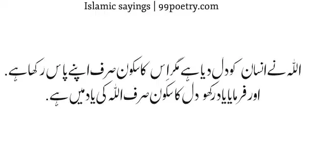 Allah ne Insan Ko Dil Diya Hai-islamic sayings roman-urdu