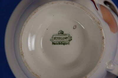 Sterling "Made in England" mark on Ridgway / Sterlling Potteries Winking Teacup