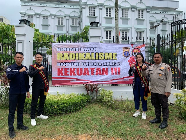 Bidhumas Polda Kaltim Gelar Sosialisasi Anti Terorisme dan Anti Radikalisme di Universitas Mulia Balikpapan dan Perumahan BDS Balikpapan