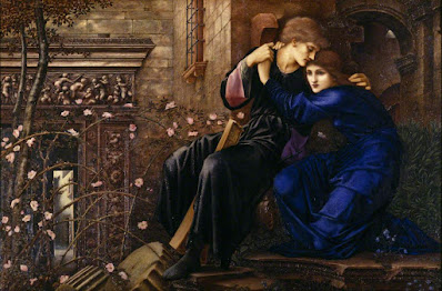 Edward Burne-Jones, Love Among the Ruins 1894 painting