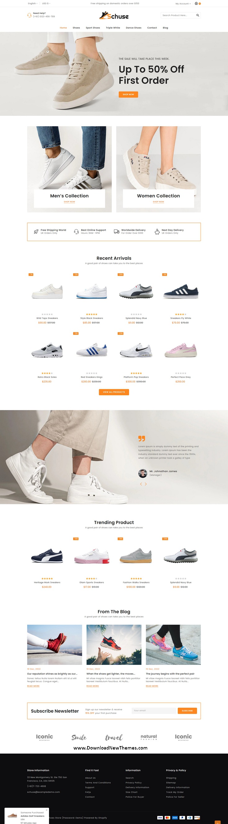 Schuse - Footwear Shoes Store Shopify 2.0 Responsive Theme Review