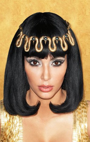 I'm reading Kim K Channels Elizabeth Taylor As Cleopatra in Harpers Bazaar