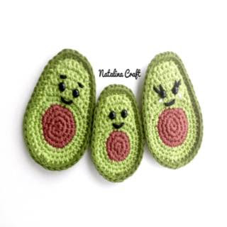 PATRON GRATIS APLIQUE AGUACATE DE CROCHET 13227