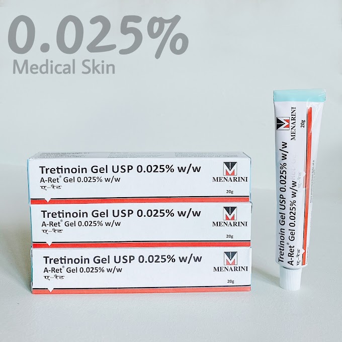 Tretinoin Aret Gel USP 0.1%, 0.05%, 0.025% - Gel hỗ trợ giảm mụn, chống lão hóa