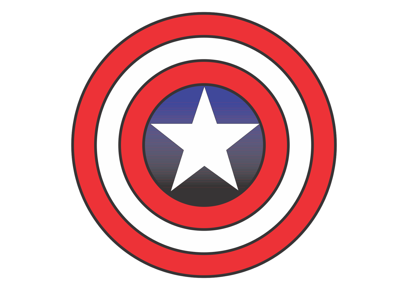 Captain America Logo Vector Fictional superhero~ Format Cdr, Ai, Eps 