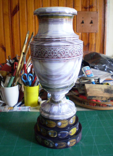 2011 Copa America Trophy Papercraft