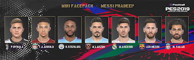 PES 2019 Minifacepack by Messi Pradeep