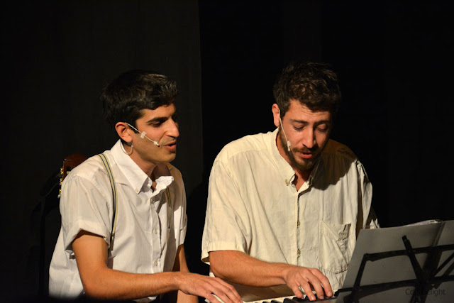 moment, moment show cast saar and matan near piano