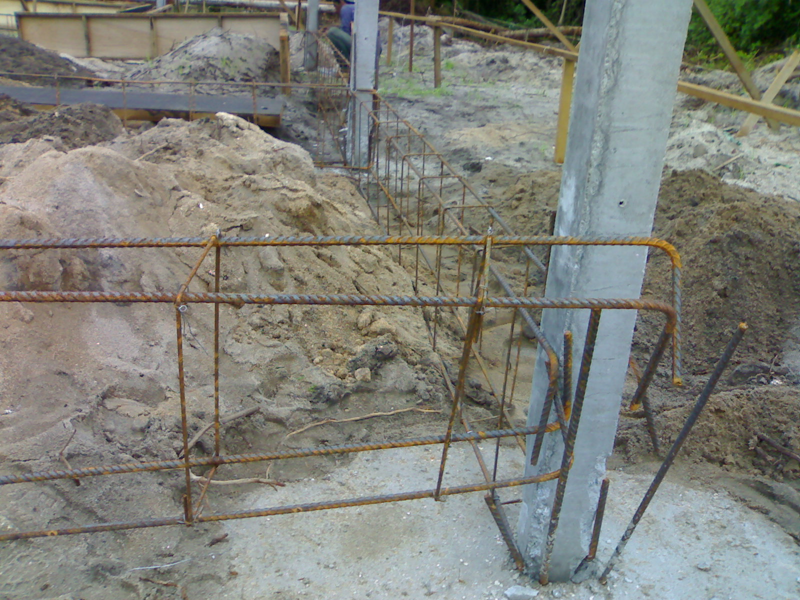 Pasang Ground Beam Bina rumah sendiri