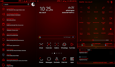 Delirium X Red Flame Samsung Theme apk