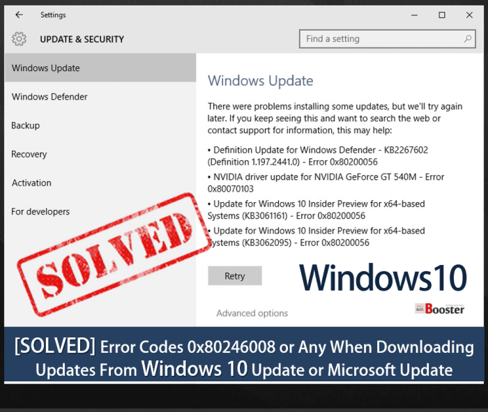 Fix Windows Update errors - Microsoft Support