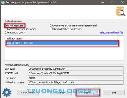 Hướng dẫn phá mật khẩu Windows bằng công cụ NHV Boot