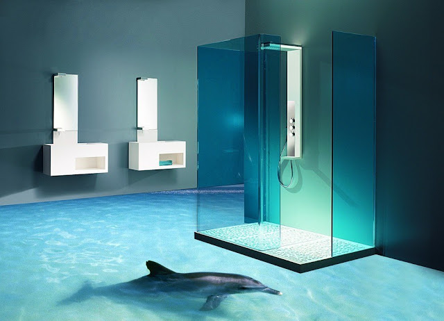 Beautiful 3D Floor Bathrooms