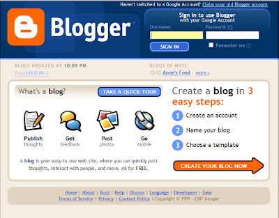 Create A Blog