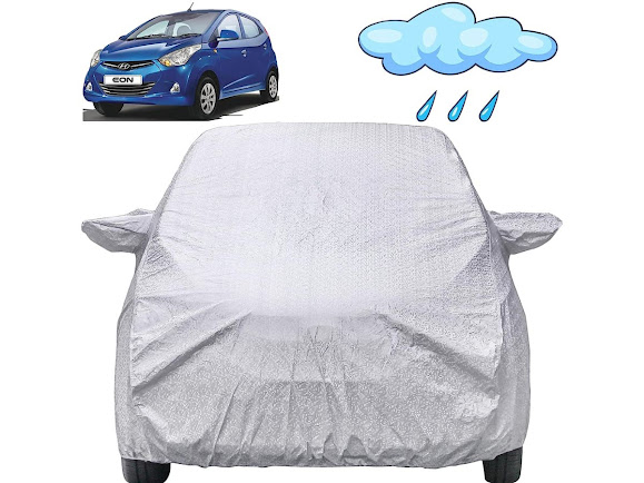 Best heatproof and Waterproof Car Body Cover Compatible with Hyundai Eon (2011 to 2021) with Mirror Pockets