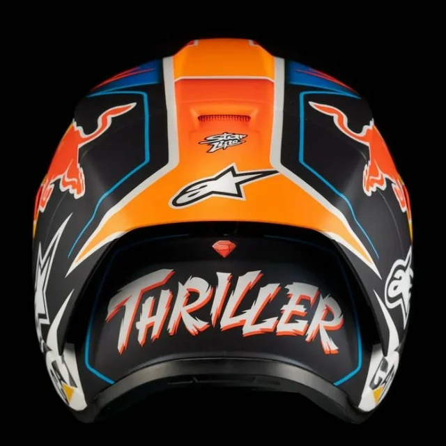 foto helm jack miller tampak belakang