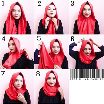 10 Model Hijab Beberapa Cara Mudah Membentuk Dan Pakai 