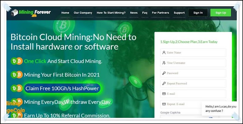 Мошеннический сайт mining-forever.com – Отзывы, развод, платит или лохотрон? Мошенники