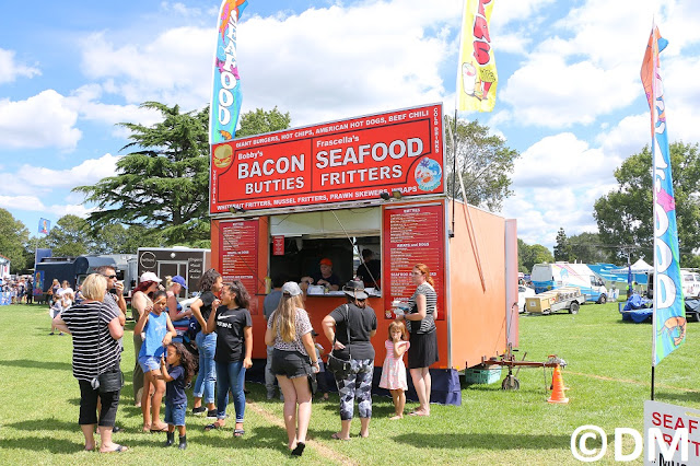 Photo de stand alimentaire Kumeu show 2018 Auckland Nouvelle-Zélande