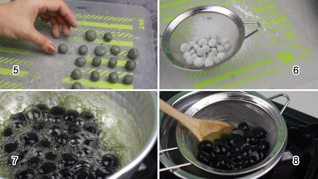 Process of making Homemade Tapioca Pearls | Sago | Boba | 타피오카펄 만들기 /  珍珠粉珍珠 from scratch