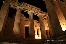 Acropolis propylaea (entrance) overview