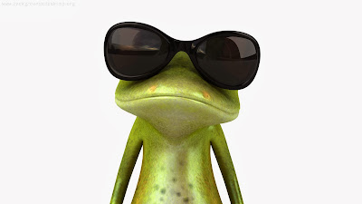 Frog Wearing Sunglasses wallpaper