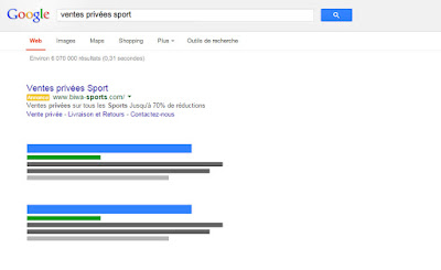 campagne google adwords sport