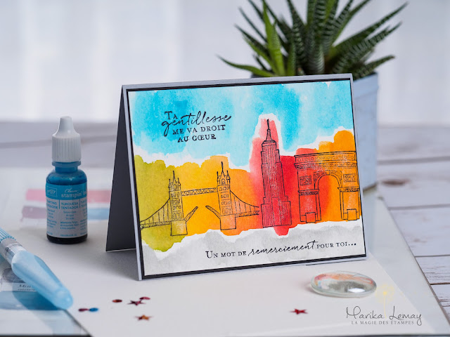 cartes en décor avec le jeu Chase your dreams Stampin up