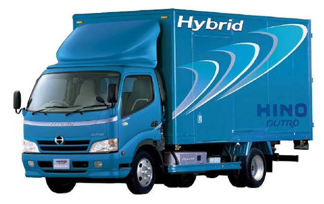 modifikasi mobil truk hino dutro warna biru