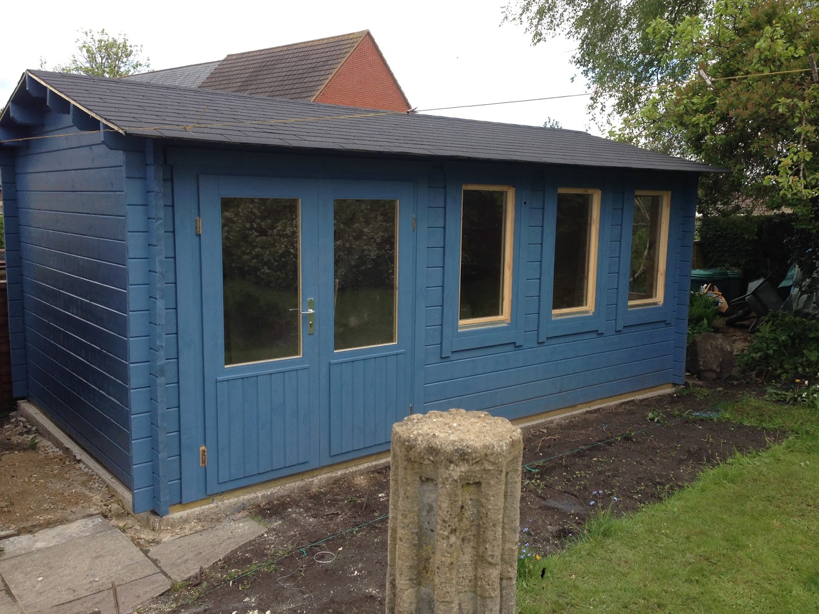 Painted with a blue from the Osmo Country Colours range it is a very 