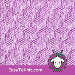 Knit Purl 54: Tumbling Moss Block | Easy to knit #knittingstitches #knitpurl