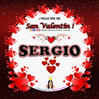 Feliz Día de San Valentín - Nombre Sergio