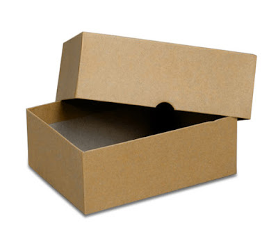 two piece kratf paper packaging boxes