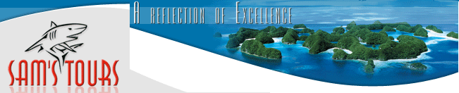 Sam's Tours, Palau,    Micronesia