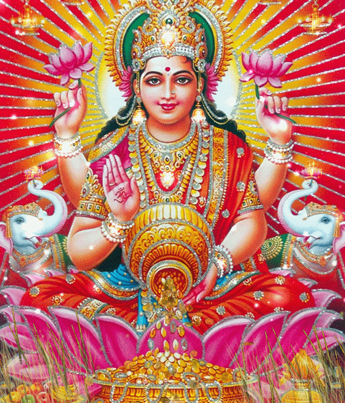 Goddess Luxmi Glitter Graphics, Ma Laxmi Animation images, Hindu Goddess Shakti Clip Art, Indian Gods Photos Screensavers
