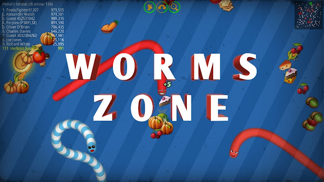 cara bermain dan apa misi sebenaranya dari game Worms Zone