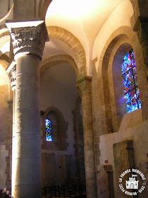 SAINT-GILDAS-DE-RHUYS (56) - Abbatiale Saint-Gildas (Intérieur)