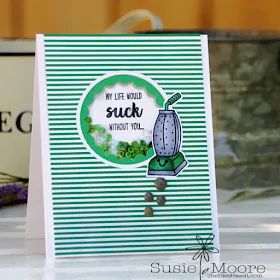 Sunny Studio Stamps: That Sucks Vacuum Shaker Card by Susie Moore