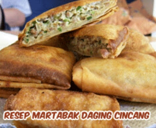 Resep martabak daging cincang