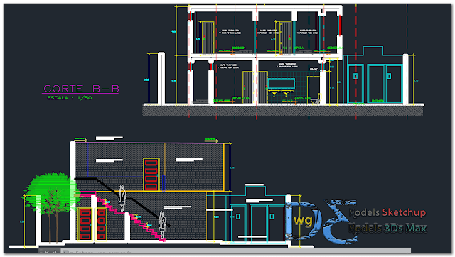 General factory plant in AutoCAD    