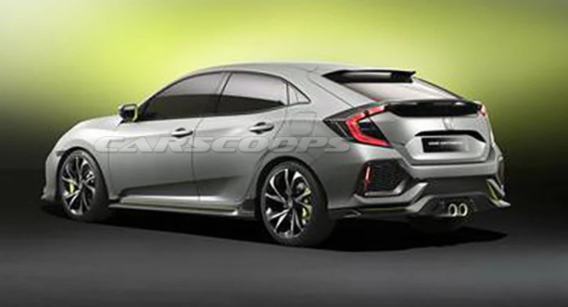 Lộ ảnh Honda Civic Hatchback 2017 trên đường thử