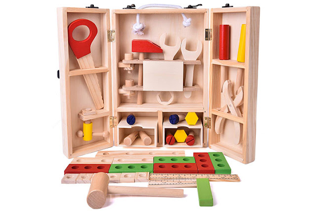 Boite-a-outils-pour-enfants-jouets-en-bois