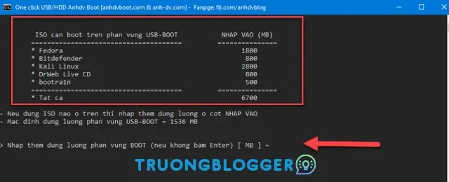 Hướng dẫn tạo một chiếc USB BOOT chuyên nghiệp, đầy đủ chức năng