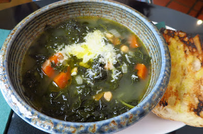 La Strada, tuscan chickpea kale soup