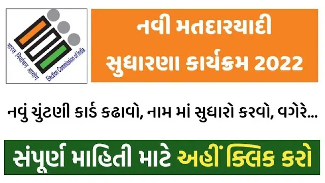 Gujarat Voter List Reform Program 2022