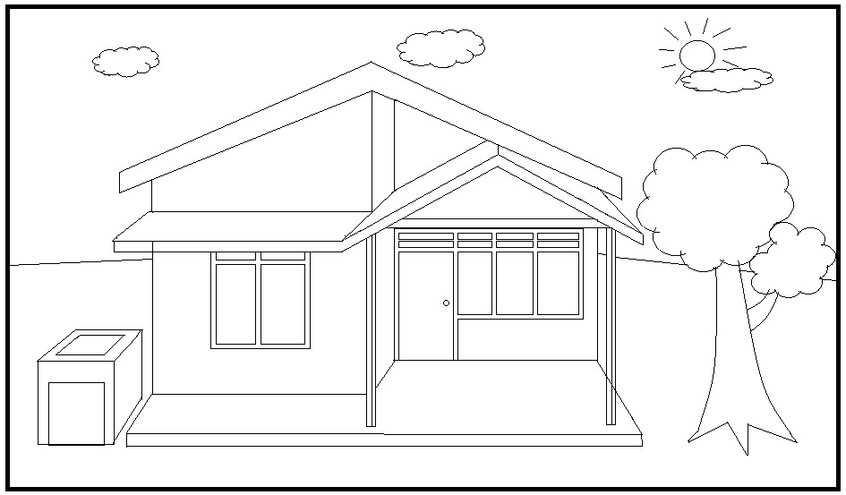 Alusius Kristomo: Coloring Gambar, Lingkungan Rumah Yang Sehat