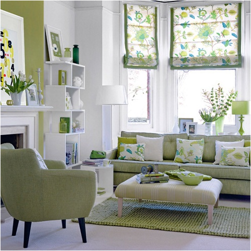  green  and blue  living room  decor  2019 Grasscloth Wallpaper