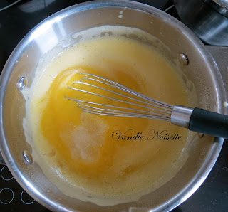 Macaron Ganache Citron préparation